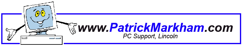 Patrick Markham Computer Repair and Maintenance to your home or office in the Lincoln area.
